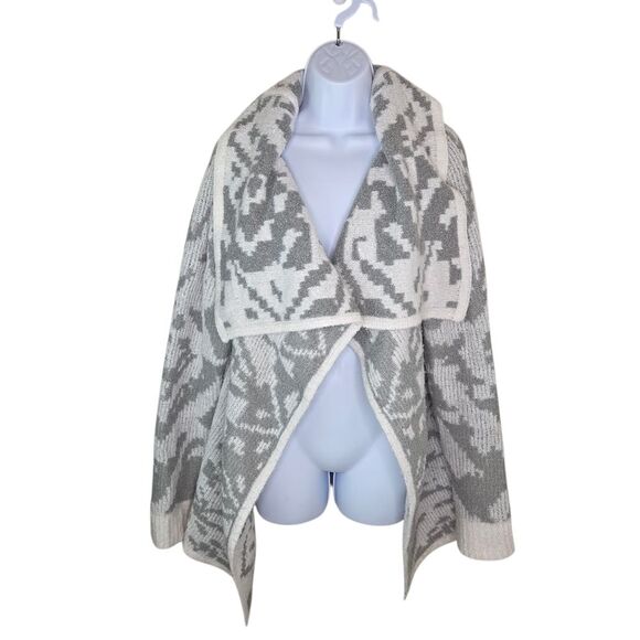 Prana Alberta Reversible Wool Blend Shawl Open Front Cardigan Sweater Size XL - Picture 2 of 8